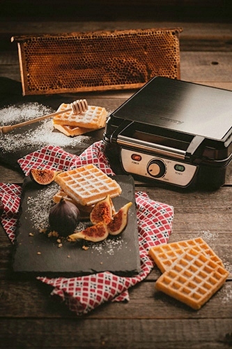 GOFROWNICA 1500W REGULACJA 4 GOFRY TERMOSTAT CAMRY Liczba gofrów 4