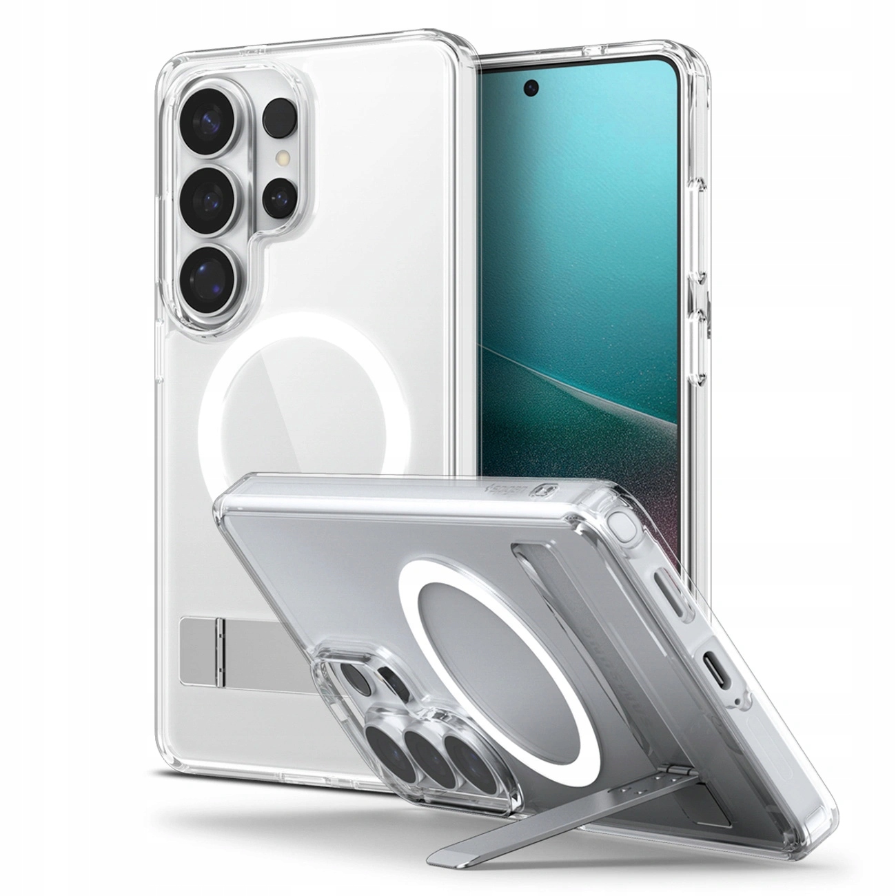 Pouzdro Spigen Ultra Hybrid S Mag MagSafe na Samsung Galaxy S26 Ultra průsvitné