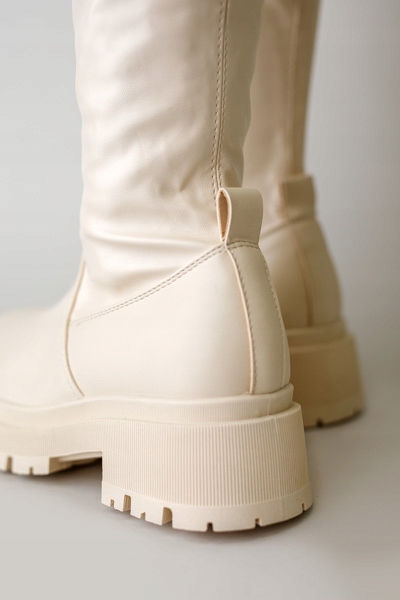 KOZAKI muszkieterki WORKERY za kolano PŁASKIE (40) Długość wkładki 26 cm