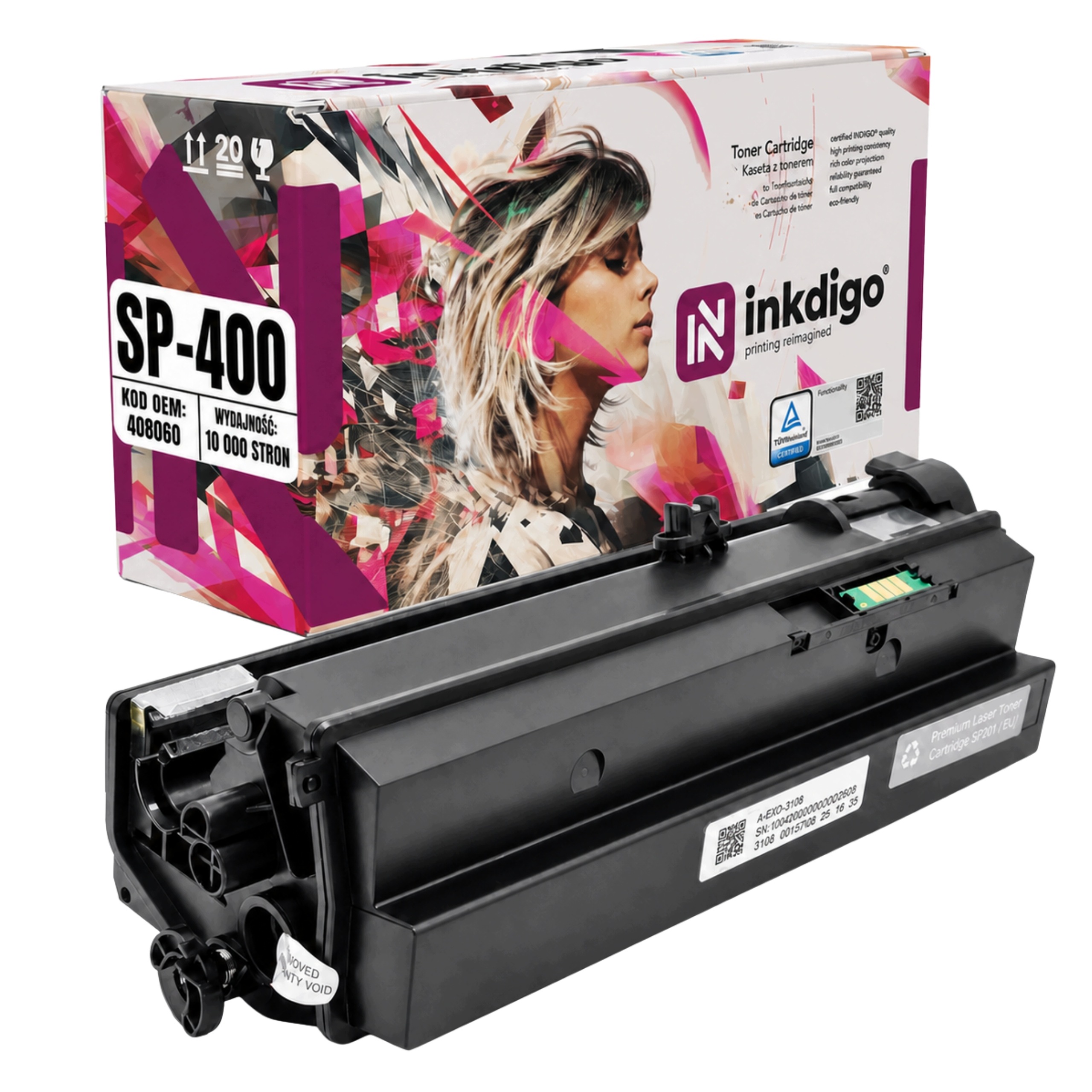 Toner pro Ricoh SP400DN SP450DN 408060 10K Nový