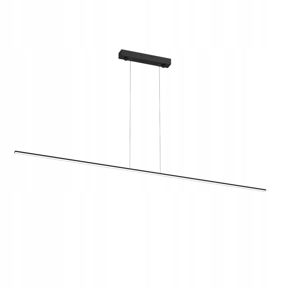 Závesná Led lampa lineárna, moderná, čierna, 120 cm nad stôl 4000K Brosline