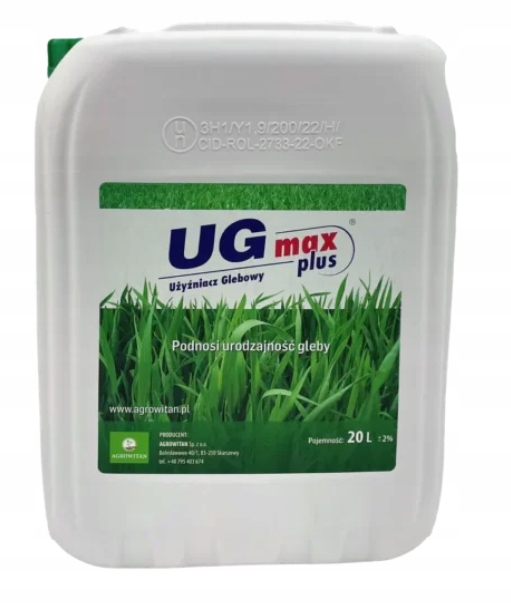 Użyźniacz Glebowy UGmax Plus 20l Agrowitan