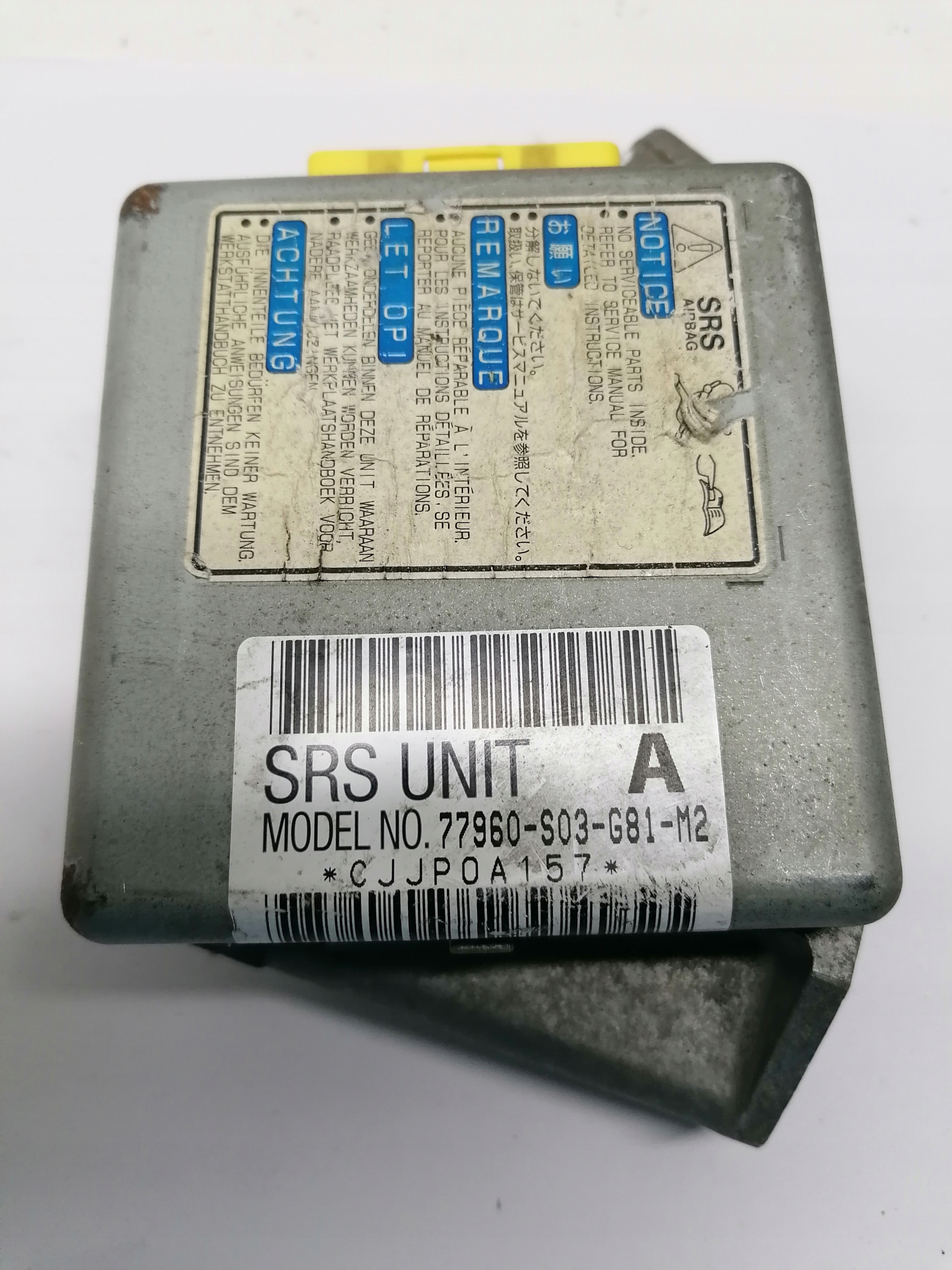 computer Centralina SRS 77960-S03-G81-M2 Civic Ej9