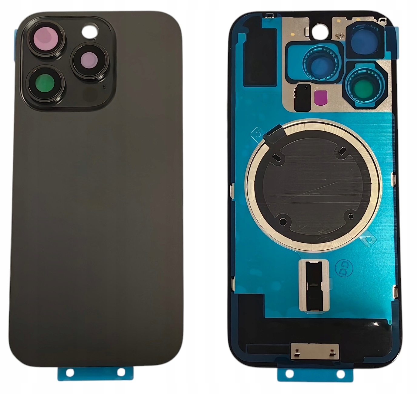 Obudowa, Panel Tył Uzbrojony Z Magsafe Pasuje Do Iphone 16 Pro A3293 Czarny