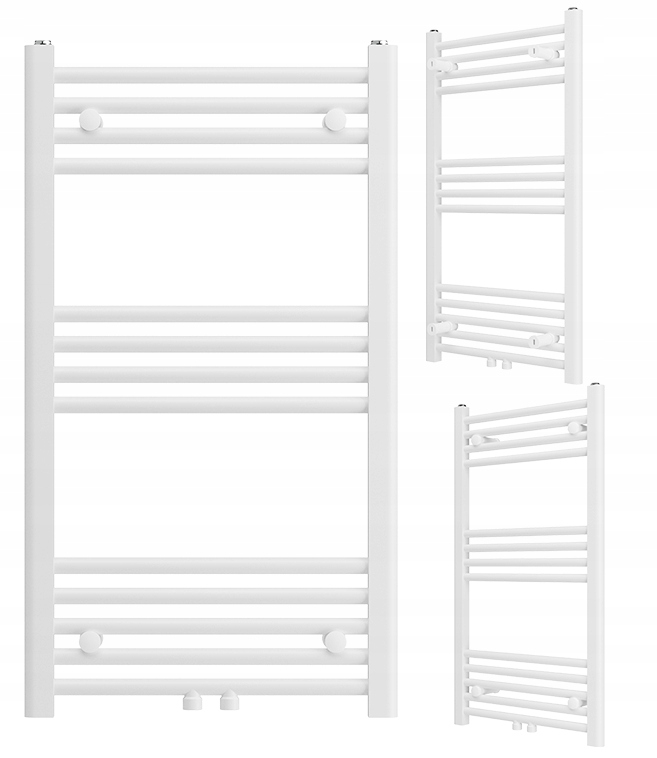 Koupelnový Radiátor Bílý Radiátor Moderní Žebříkový 90x50 cm Raven