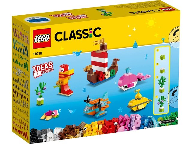 LEGO 11018 CLASSIC Kreatywna oceaniczna zabawa Marka LEGO