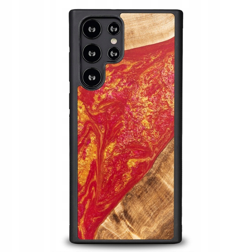 Pouzdro Bewood Unikátní pro Samsung Galaxy S22 Ultra Neony Paříž