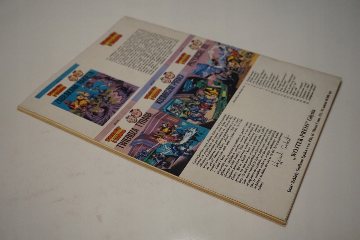 KAJTEK i KOKO w KOSMOSIE TWIERDZA TYRANA 1 / 92 Język publikacji polski