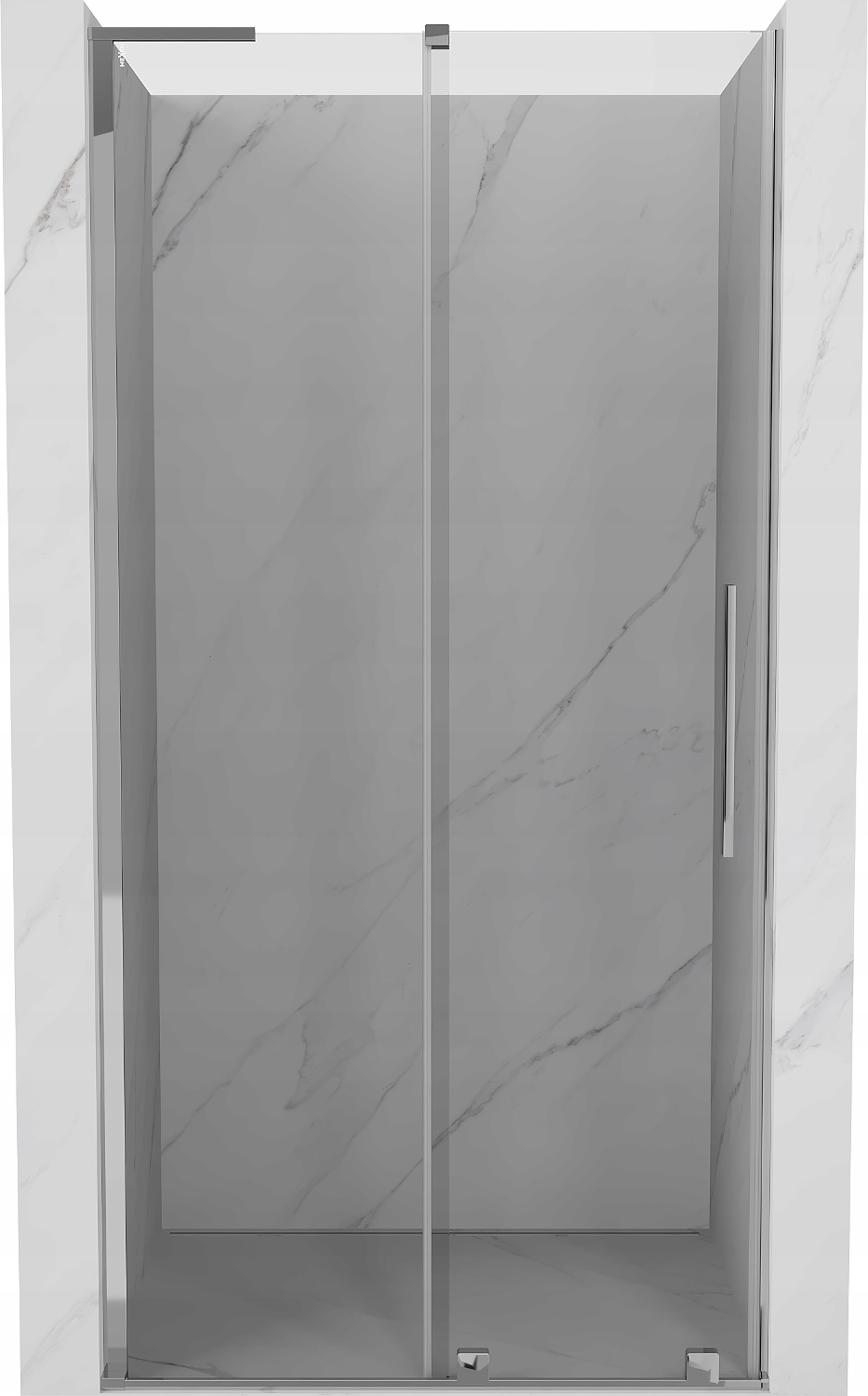 Mexen Velar L Posuvné Sprchové Dveře 100x200 cm Chrom, Tvrzené Sklo