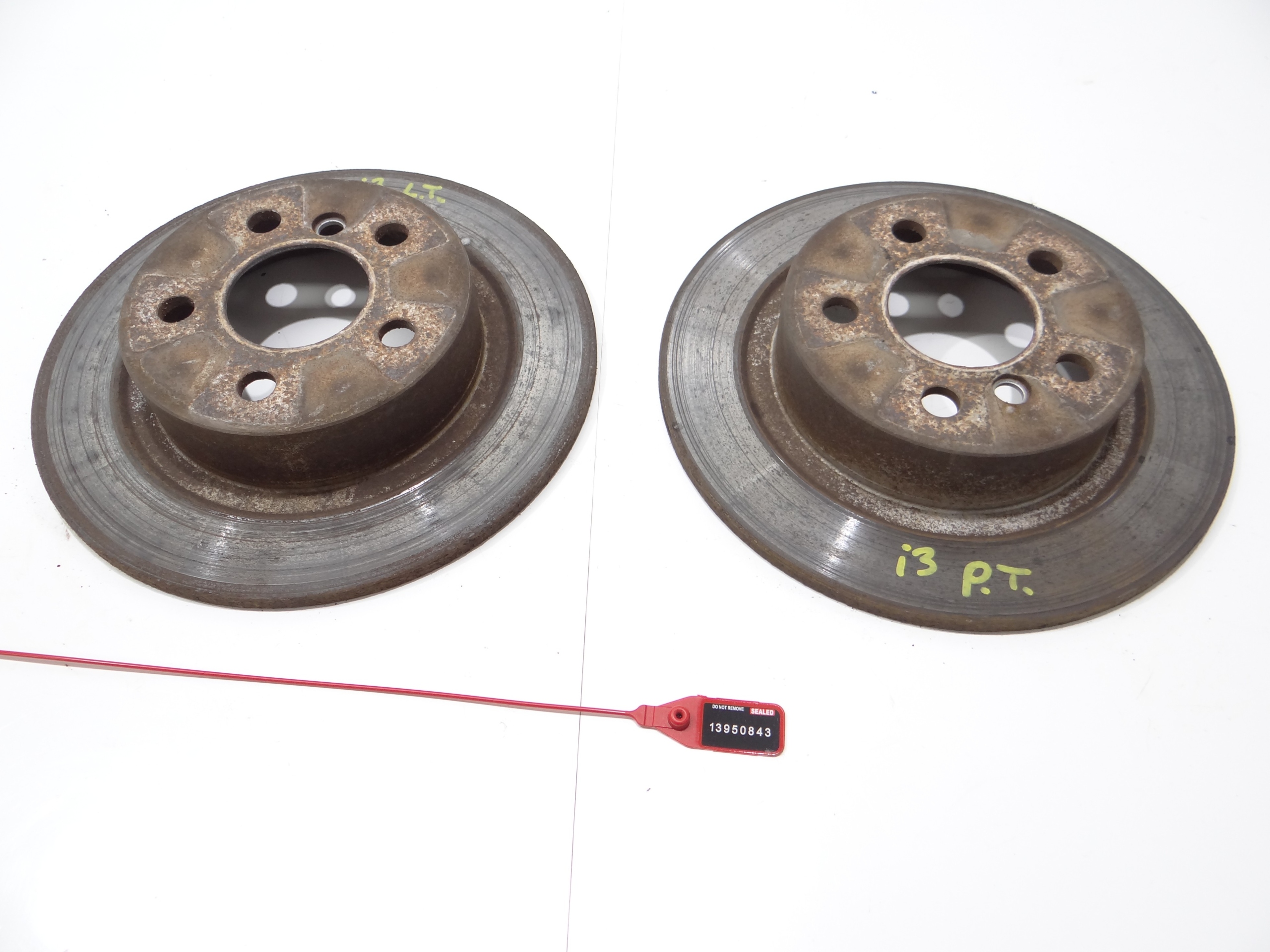 discs rear. rear part BMW I3 KOMPLET