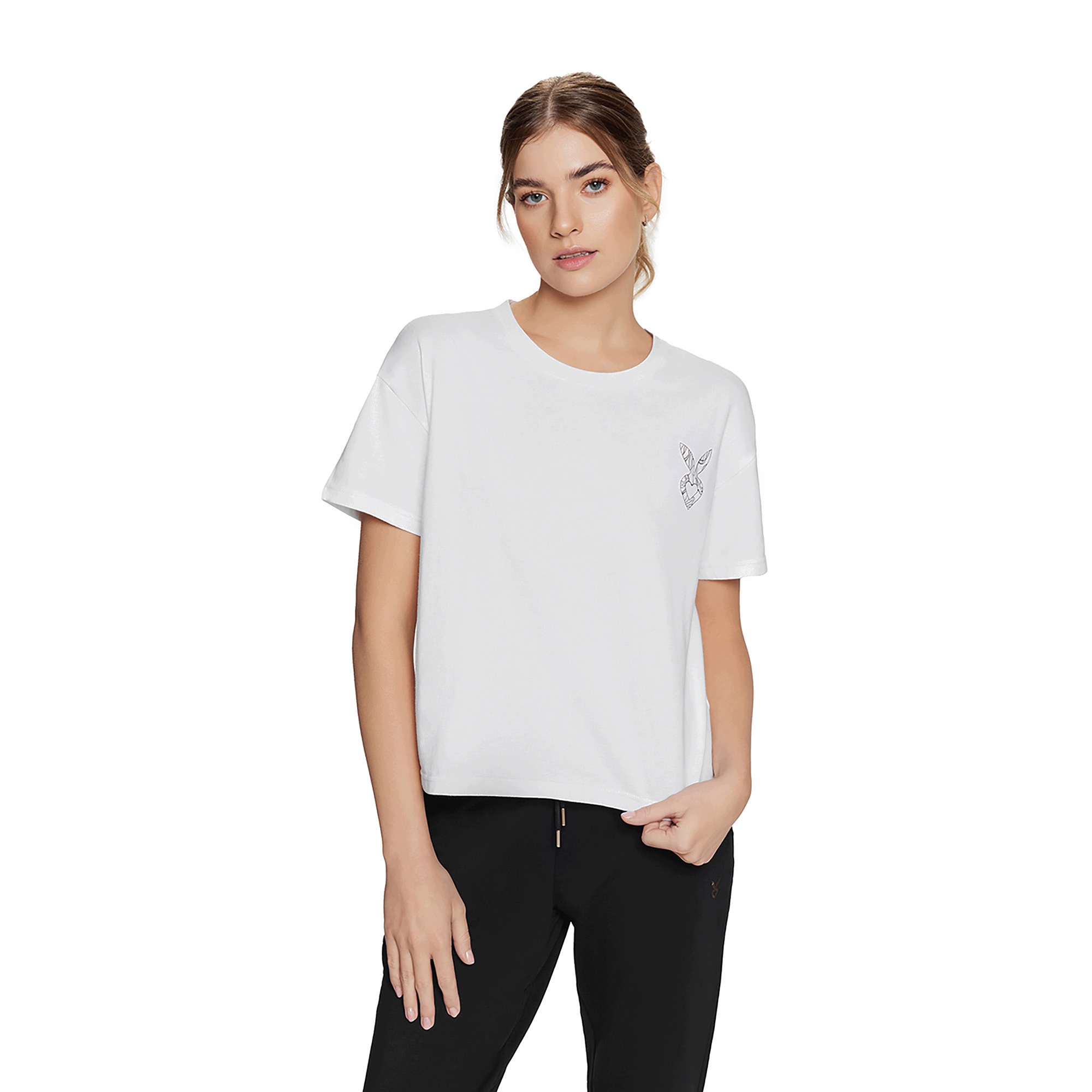 Koszulka treningowa damska Cardio Bunny Bright white