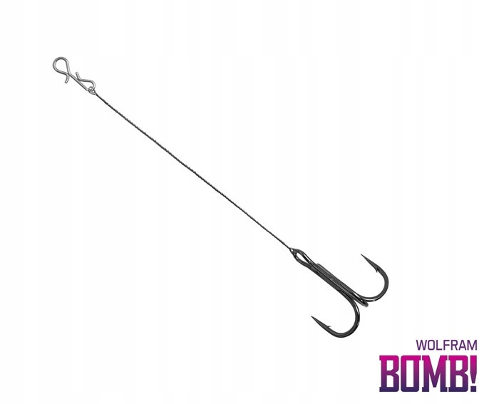 Przypony Wolframowe Delphin Twisto Rigs #4/8cm – 3 Szt (dozbrojka)