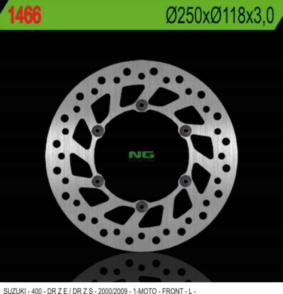 Ng Predný Brzdový Kotúč Suzuki 400 E/s '00-'09 (250X118X3) (6X6,5 MM)