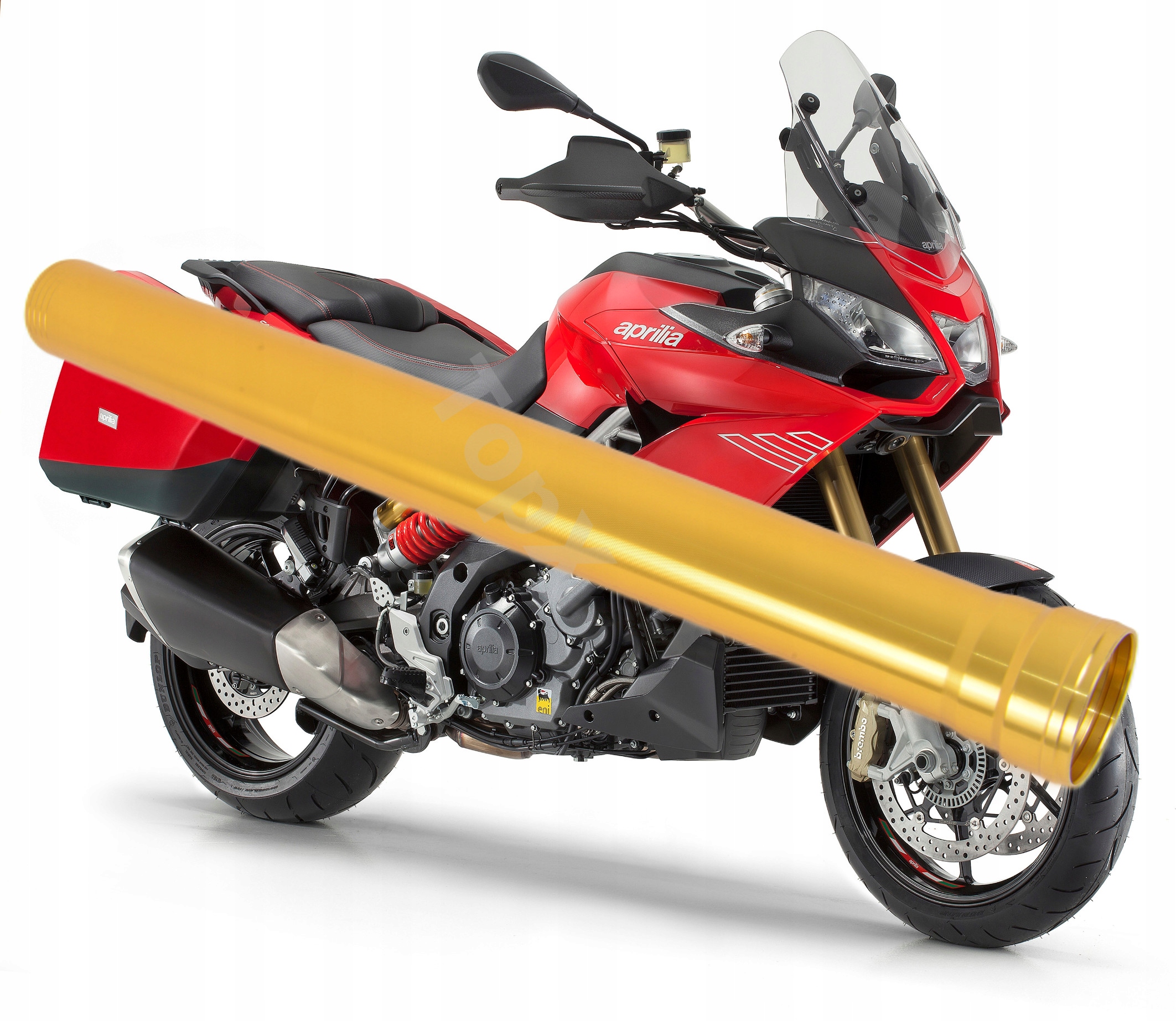TopX Holení Trubka laga tlumič Odpružení Aprilia Caponord 1200 14+ 1 Ks