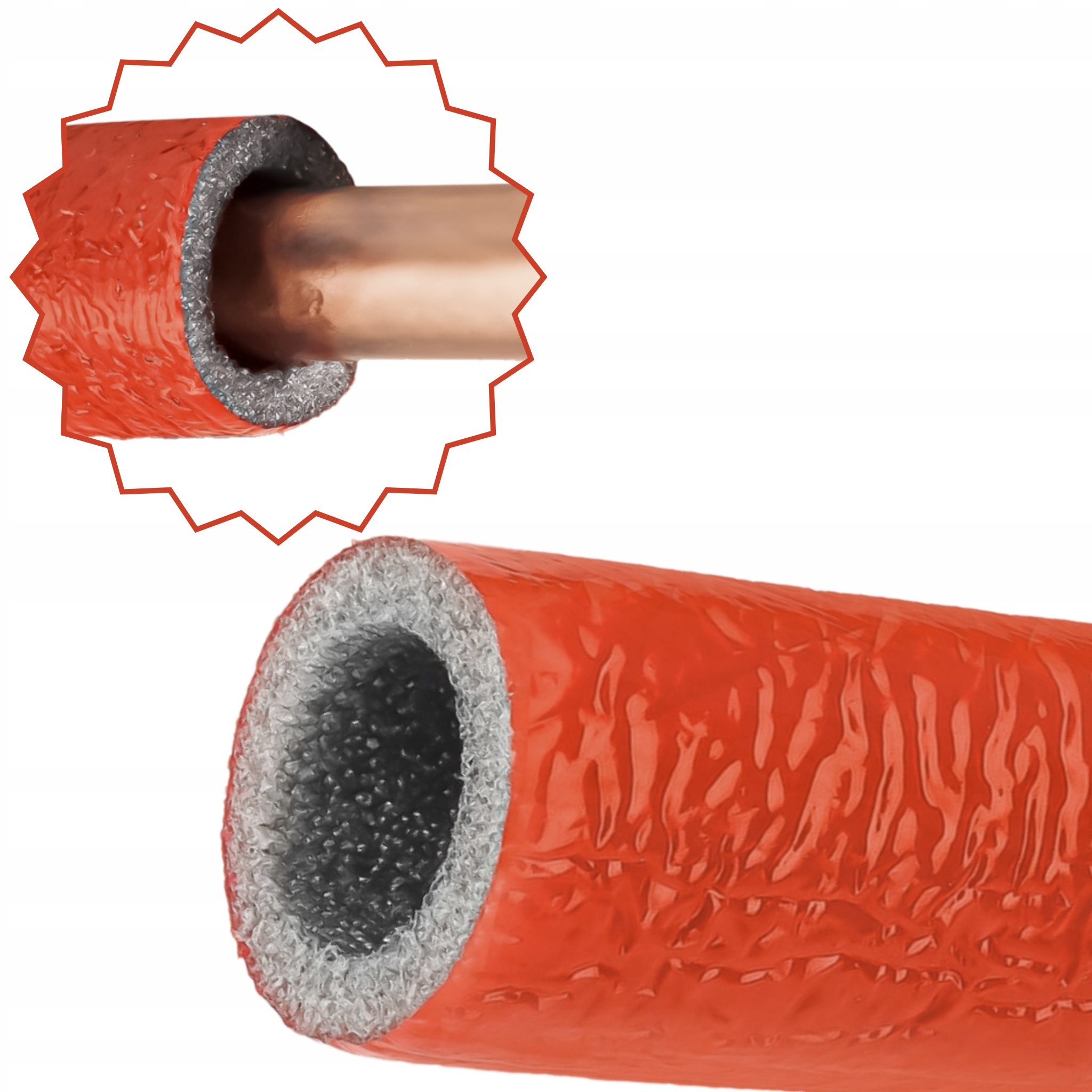 OTULINA ALFAFLEX 22/9 COMPACT CZERWONA 2m Marka K-Flex