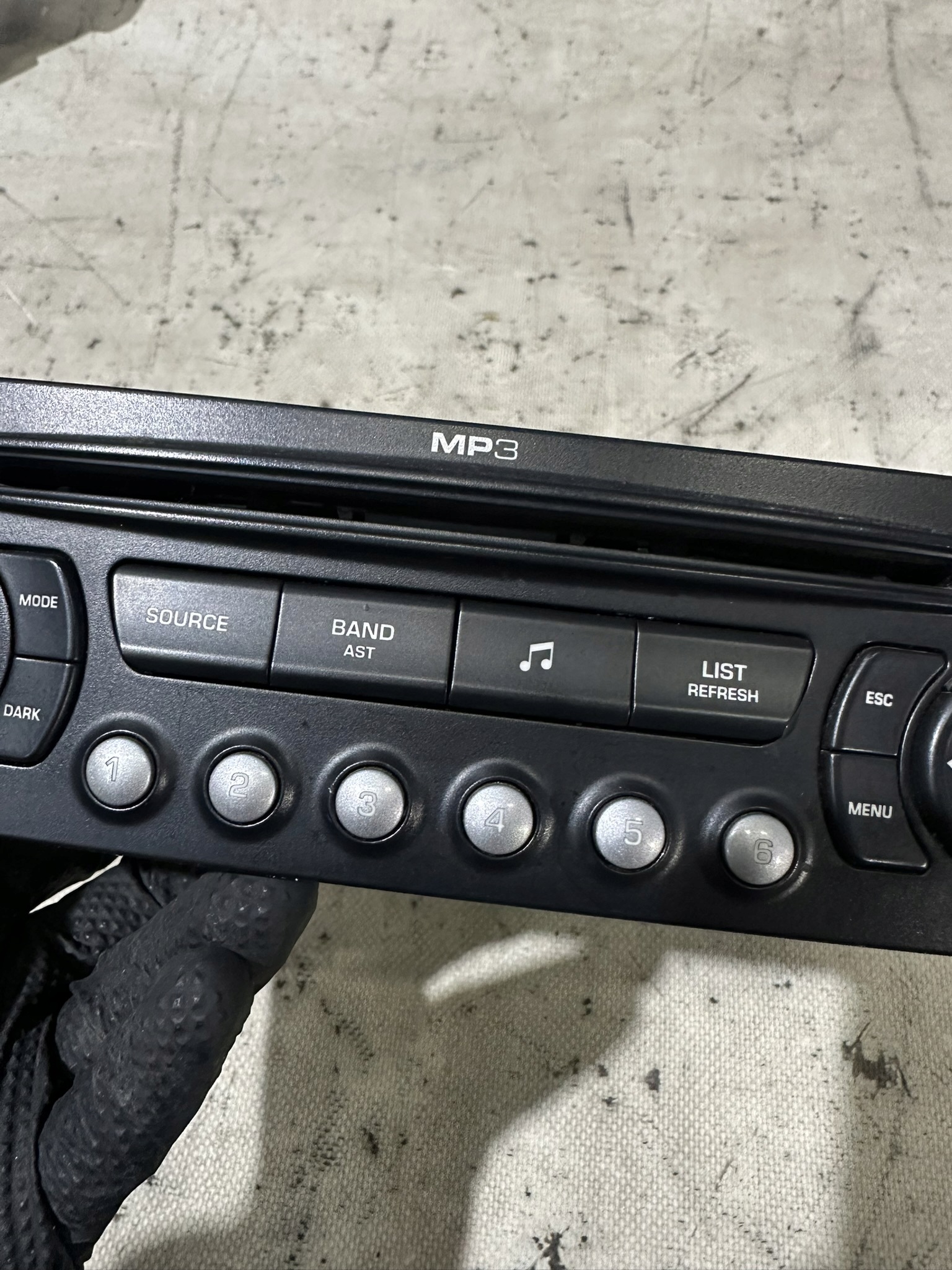RADIO CD CITROEN BERLINGO II 2008R. 96645132XT
