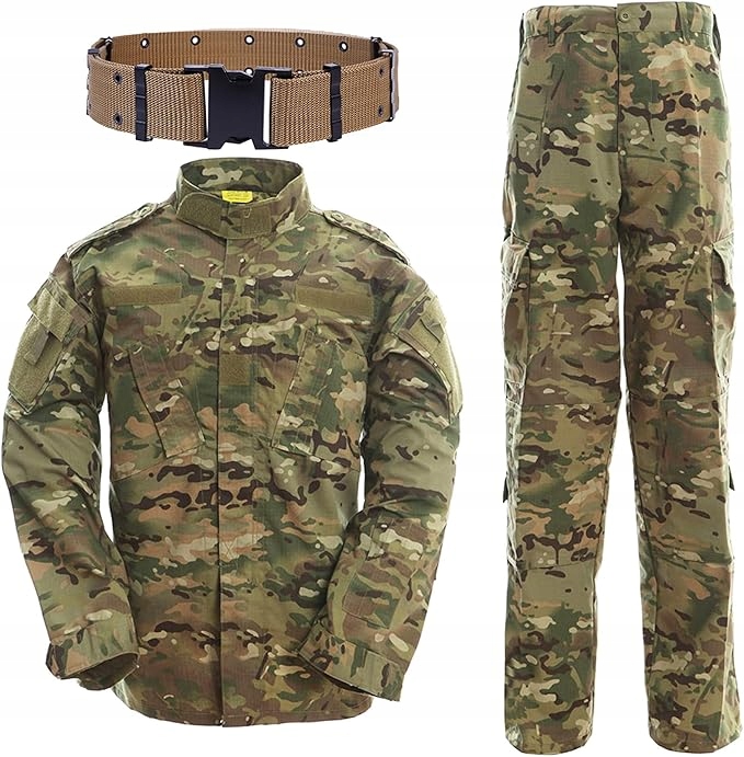 Taktická uniforma Qhiu s opaskem Airsoft Paintball Outdoor velikost 3 díly XL