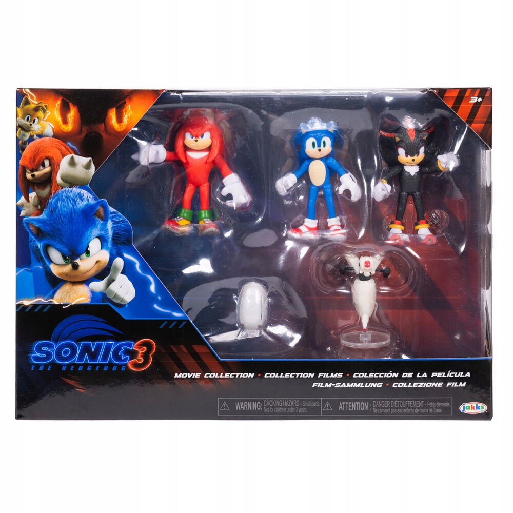 Sada Figurek Sonic 3 The Hedgehog Shadow Knuckles Buzz Bomber Drone
