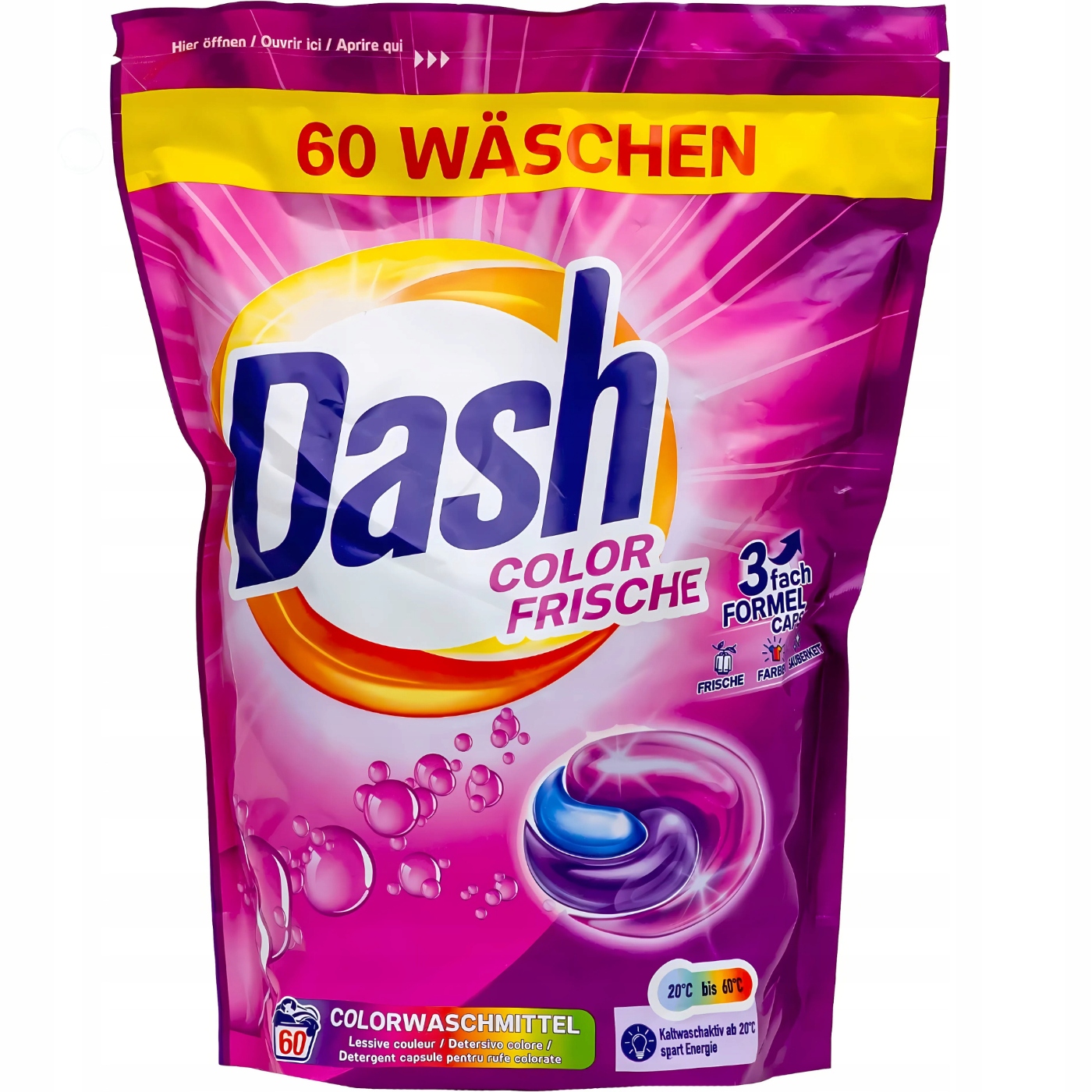 Dash 3v1 Kapsle na praní tkanin Barva 60ks