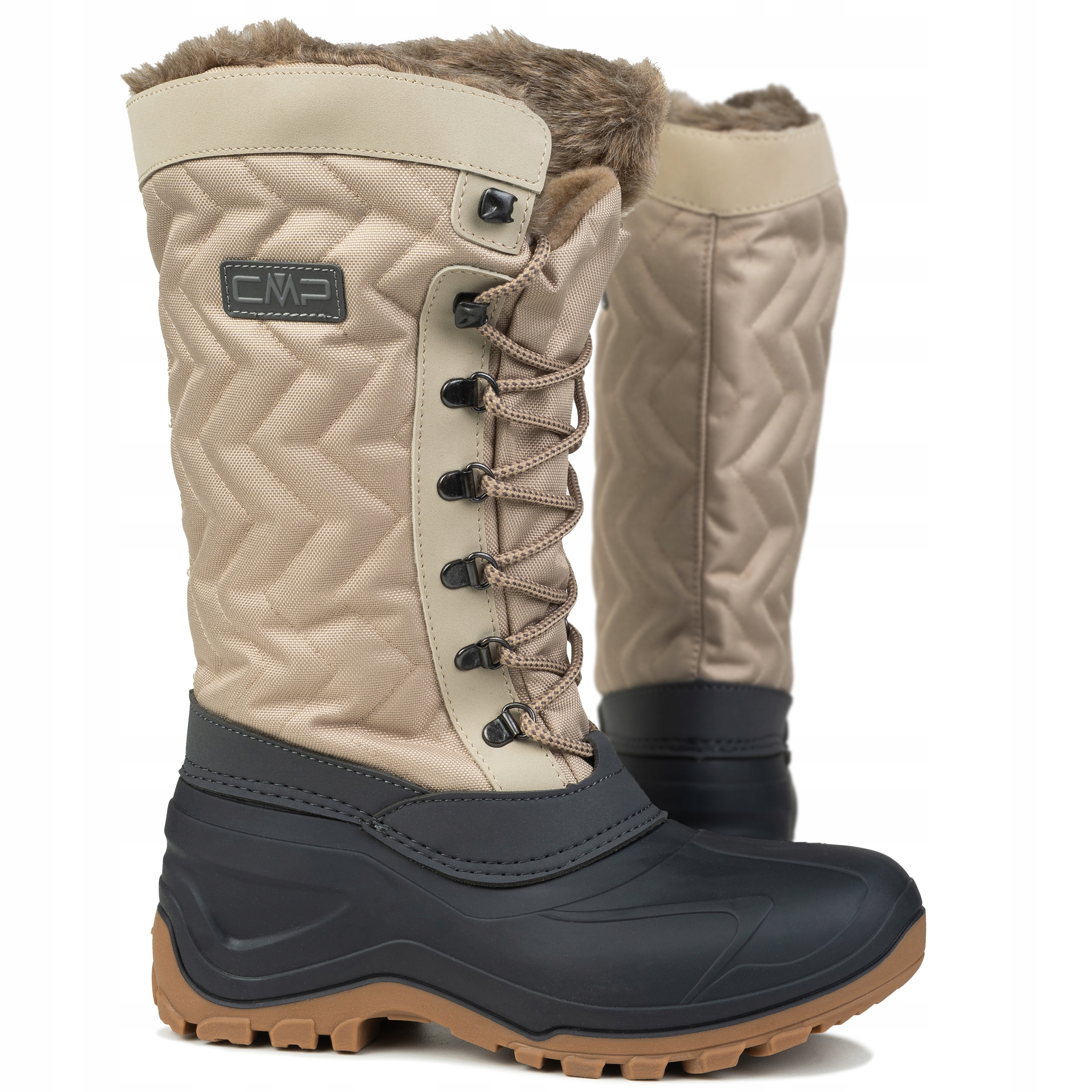 Dámské zimní boty Cmp Nietos Wmn 3Q47966P631 Sand Voděodolné, Zateplené