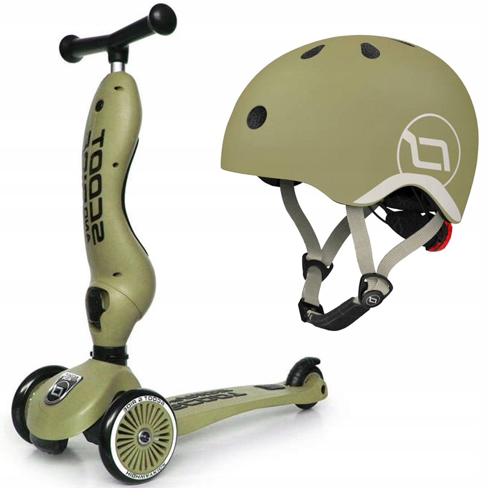 Scoot And Ride 2w1 Highwaykick 1 Olive Kask