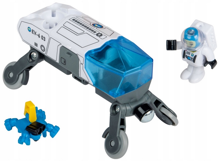 STACJA KOSMICZNA kolejka drewniana KOSMODROM HIT Materiał drewno metal plastik