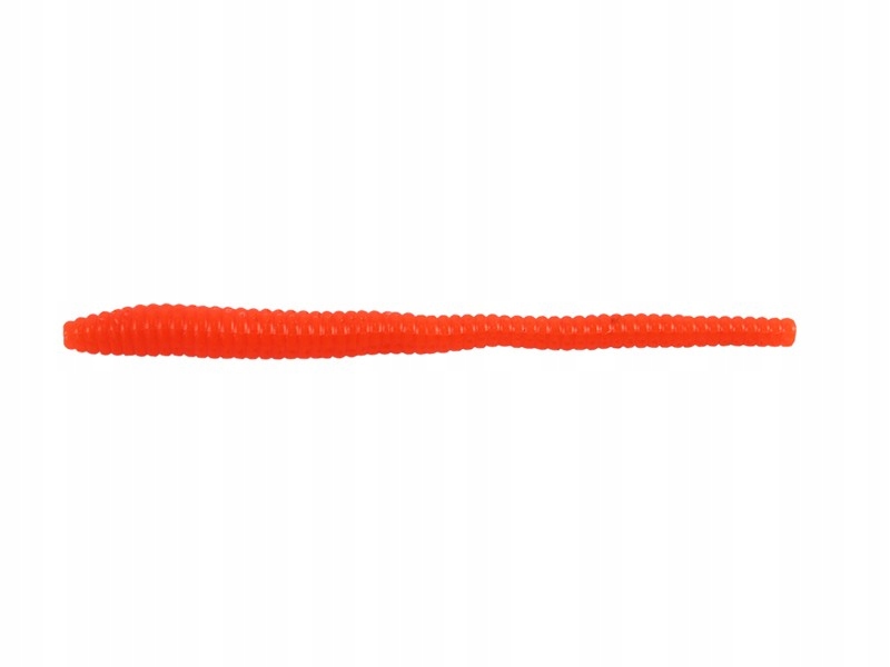 Przynęta robak pstrąg Phoenix Trout Worm 8cm Orange Mat 029 PH-WR-029