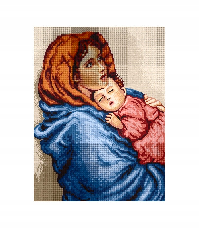 Sada Ariadna kanva mulina vyšívací jehla 30x40 8016