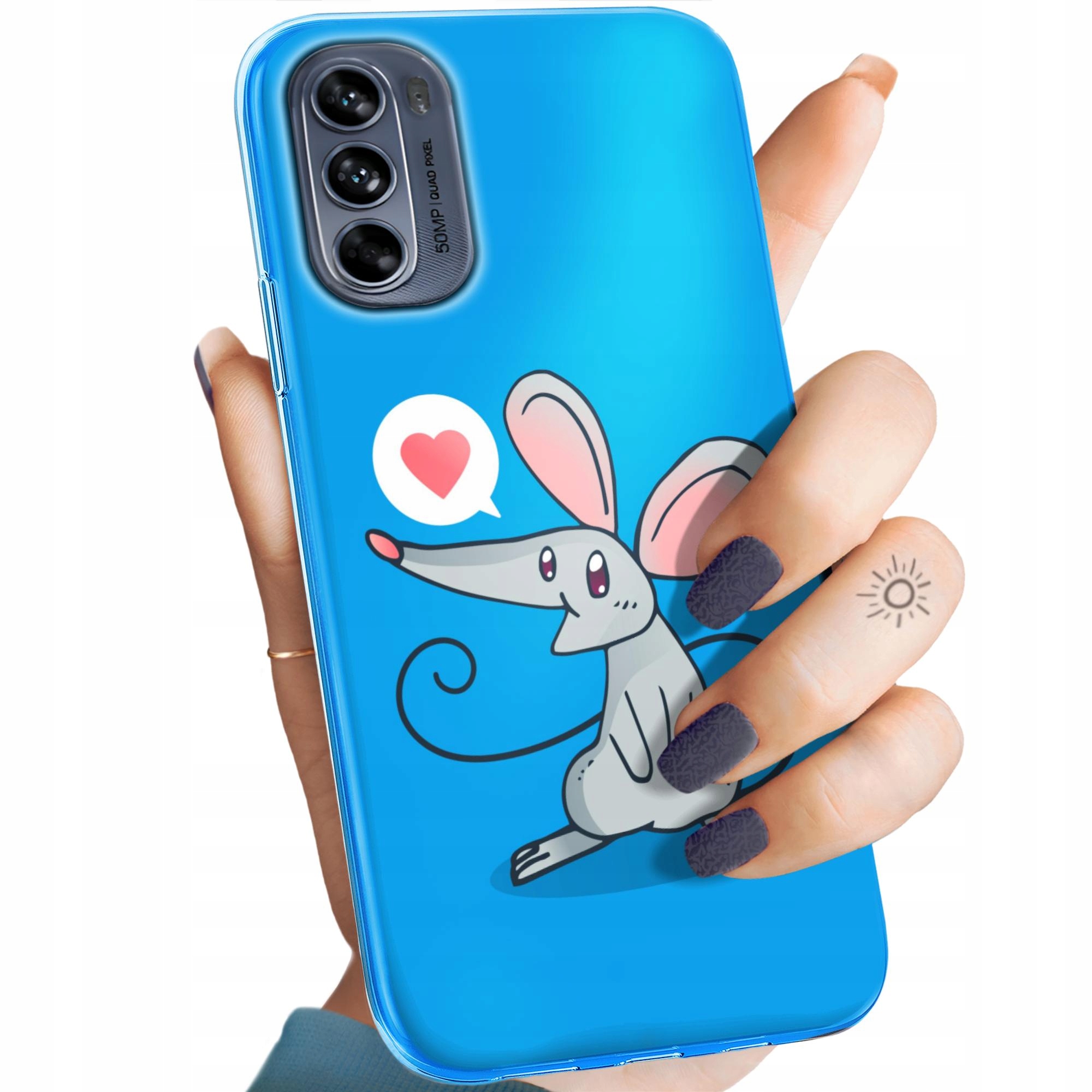 Etui Do Motorola Moto G62 5G Myszka Mouse Mini Obudowa Pokrowiec Case