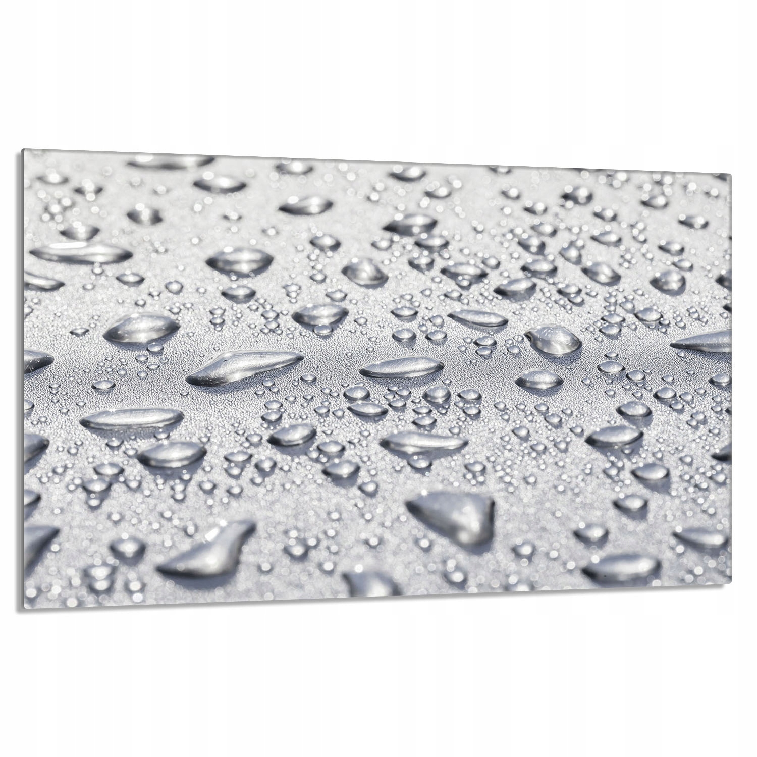 Skleněná ochranná deska na sporák 80x52 Kapky do kuchyně