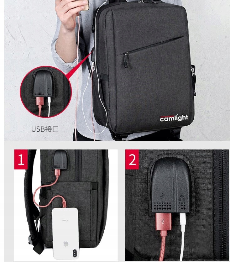 TORBA PLECAK DO CANON EOS R RP R5 R6 R7 R8 R10 R50 R100 80D 90D 100D 200D Kolor czarny