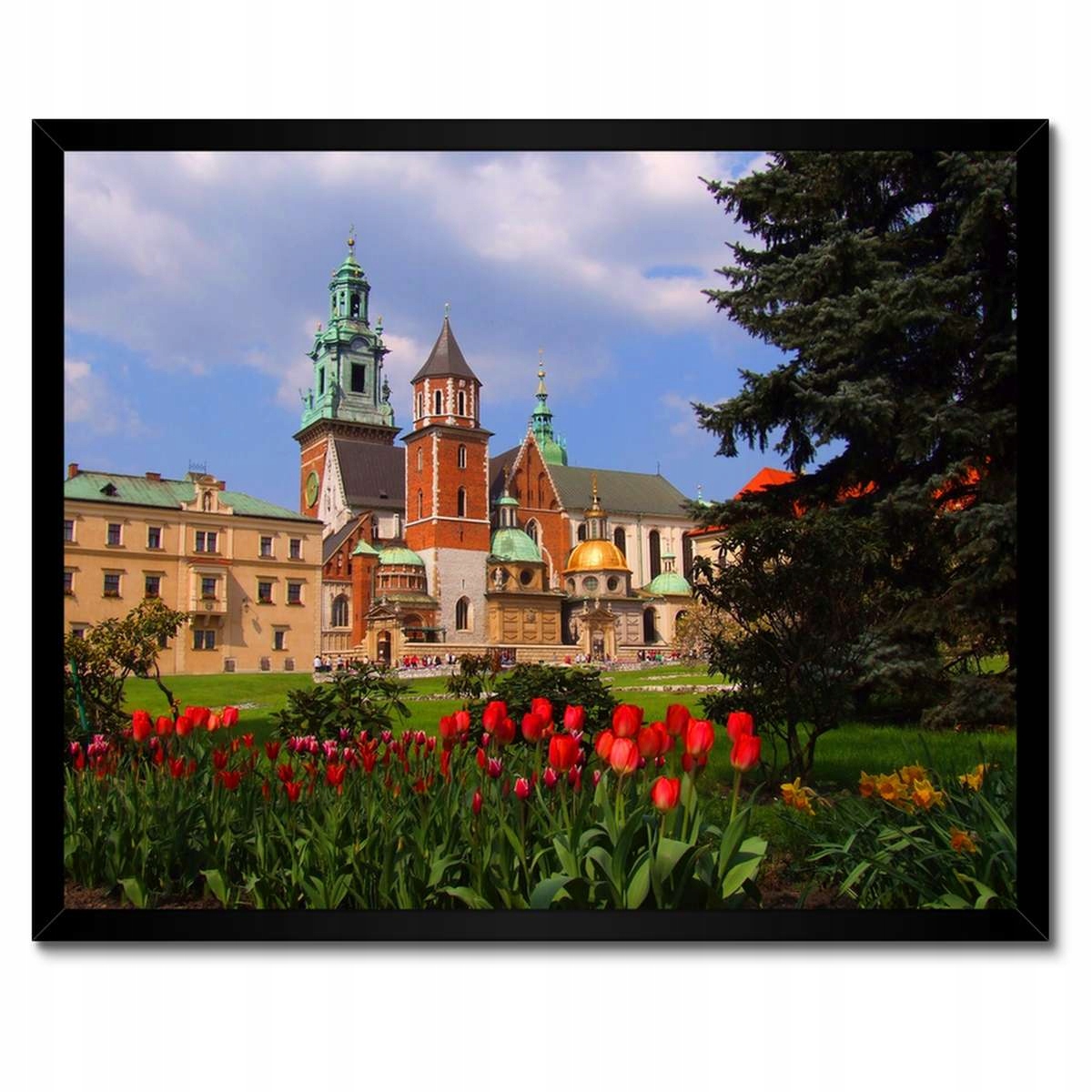 Plakáty v rámu 50x40 Krakov Wawel Památky