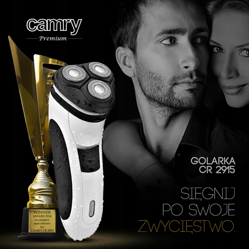 CR 2915 Golarka Elektryczna 3 Głowice Dokładne Golenie Trymer