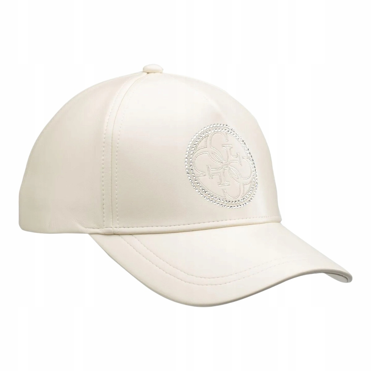 Guess Kšiltovka Edith Pu Cap Krémová