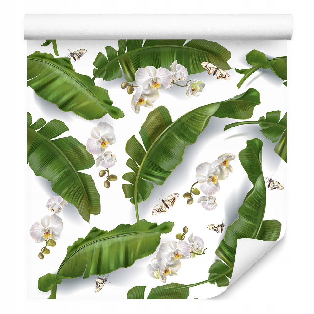 Tapeta na zeď do obývacího pokoje květiny orchideje příroda