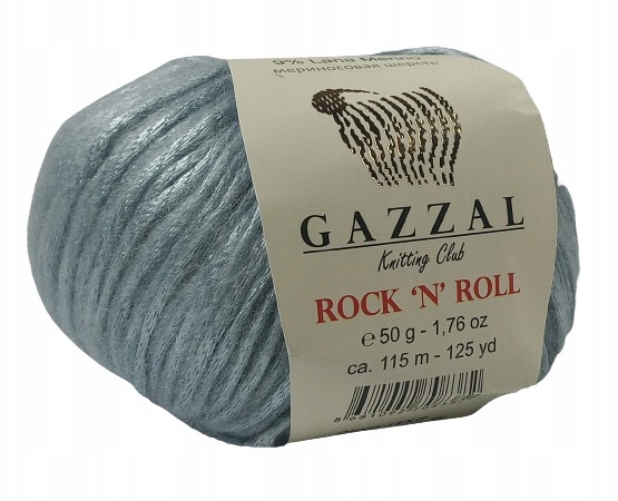 Rock 'n' Roll Gazzal 13904 metaliczny błękit