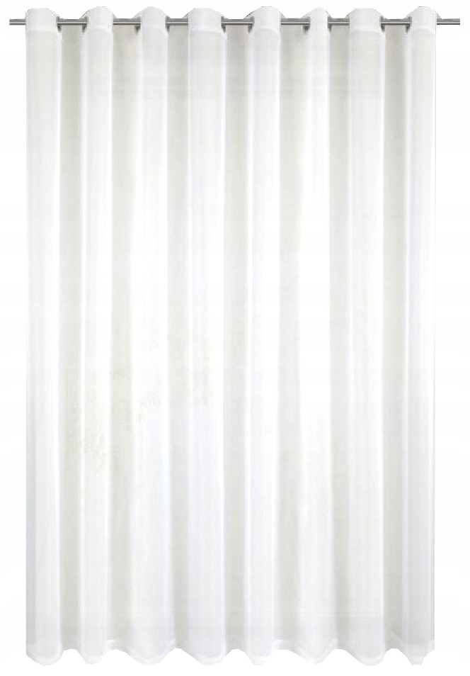 

Firana Gotowa na przelotkach 230x400 woal kółka