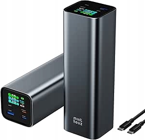 Výkonná powerbanka 27000 mAh 140 W PD3.1 rýchle nabíjanie obrazovky Tft s 3 portami