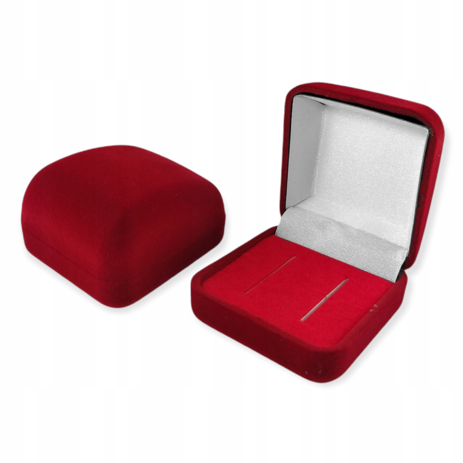 

Pudełko Czerwone Na Obrączki Pierścionki Kolczyki