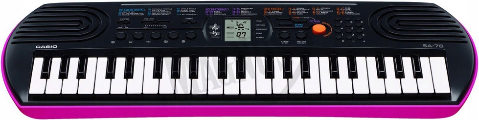Casio MU SA-78 keyboard do nauki dla dziecka Model MU SA-78