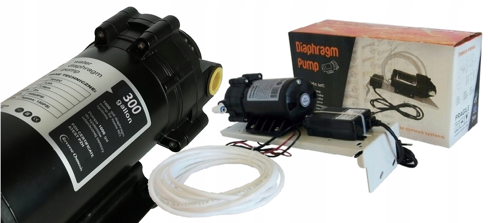 POMPA DO SYSTEMÓW ODWRÓCONEJ OSMOZY 300 GPD MOCNA