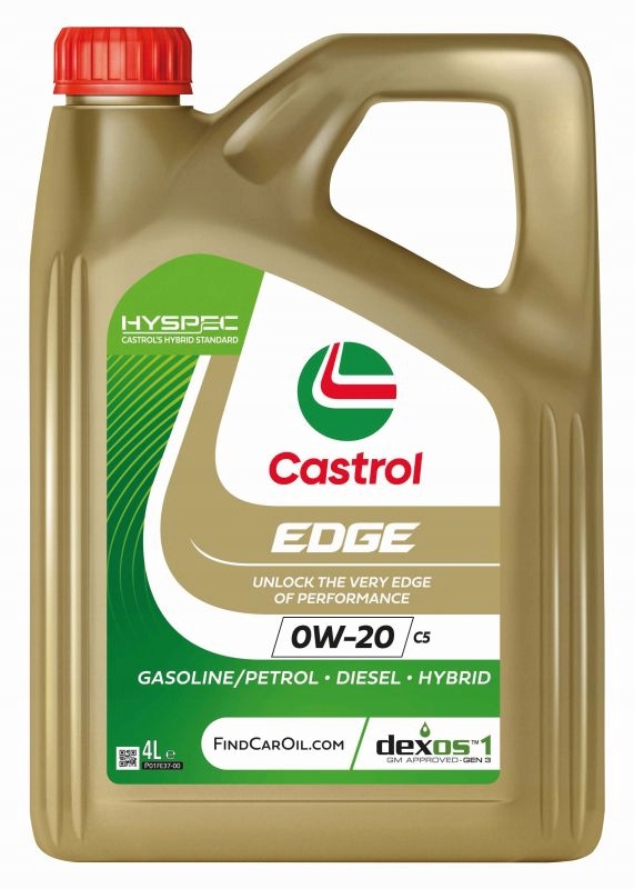 4L CASTROL EDGE 0w20 Acea C5 DEXOS1 Gen2