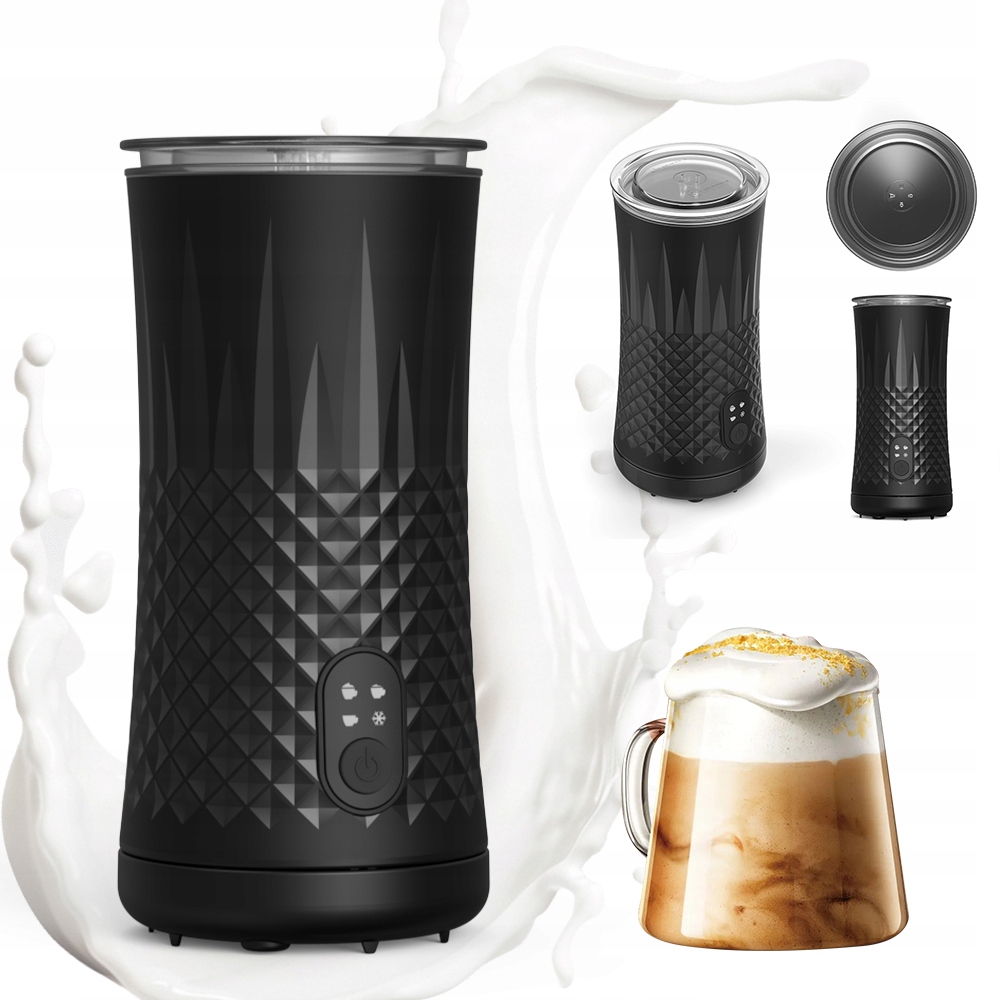 Malý Elektrický Napěňovač Mléka Ohřívač 4V1 Latté Cappuccino 240 ML