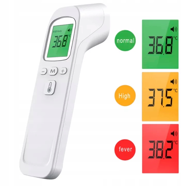 

Dokładny Termometr Bezdotykowy Pamięć Certyfikaty