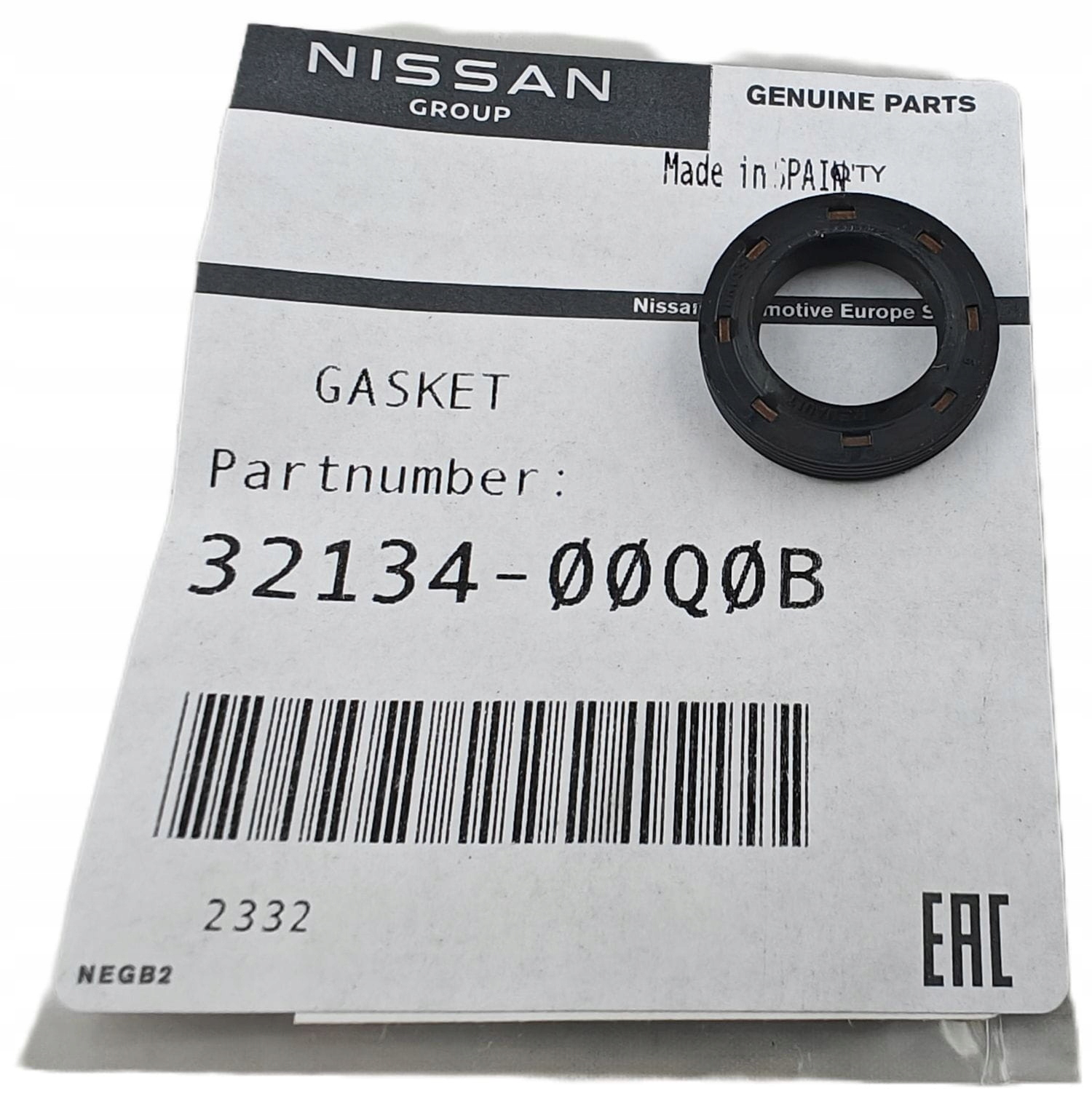 USZCZELNIACZ WYBIERAKA TL4 RENAULT 8200191753 ORYGINAŁ