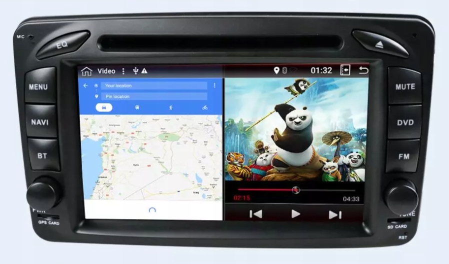 RADIO ANDROID Mercedes Benz CLK W209 W203 W208 4CO