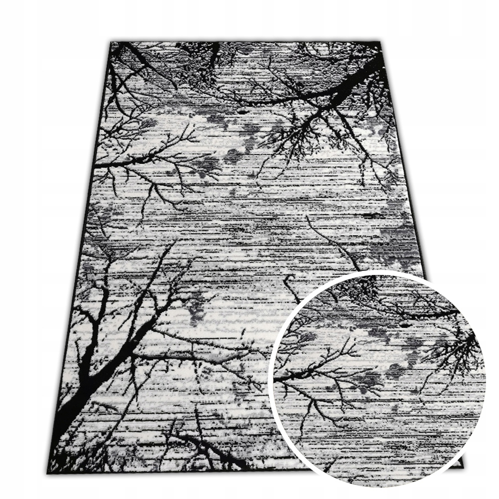 Nowoczesny dywan 250x350 cm New Idea drzewko niskie runo