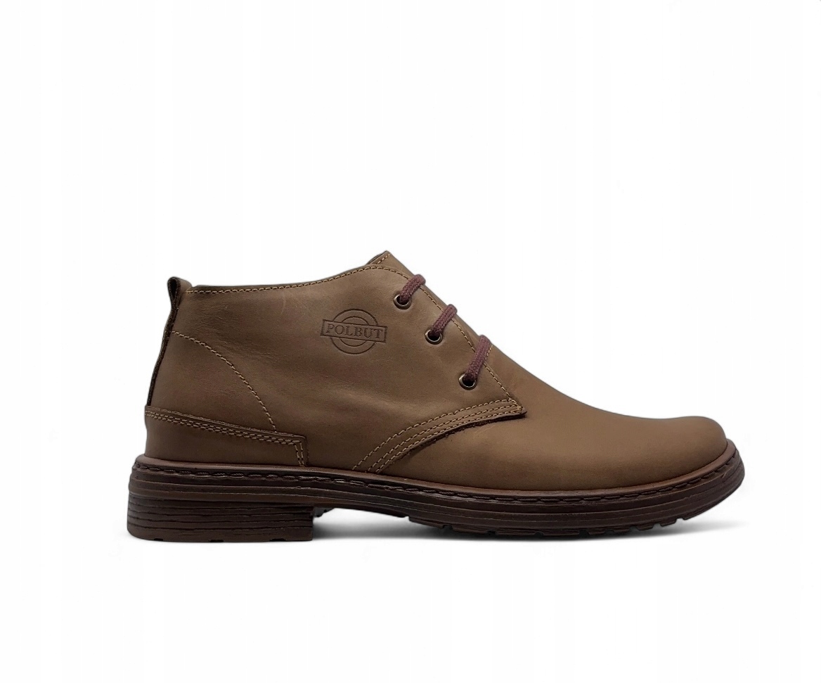 Pánské polobotky 191s Polbut z přírodní kůže, velikost 44