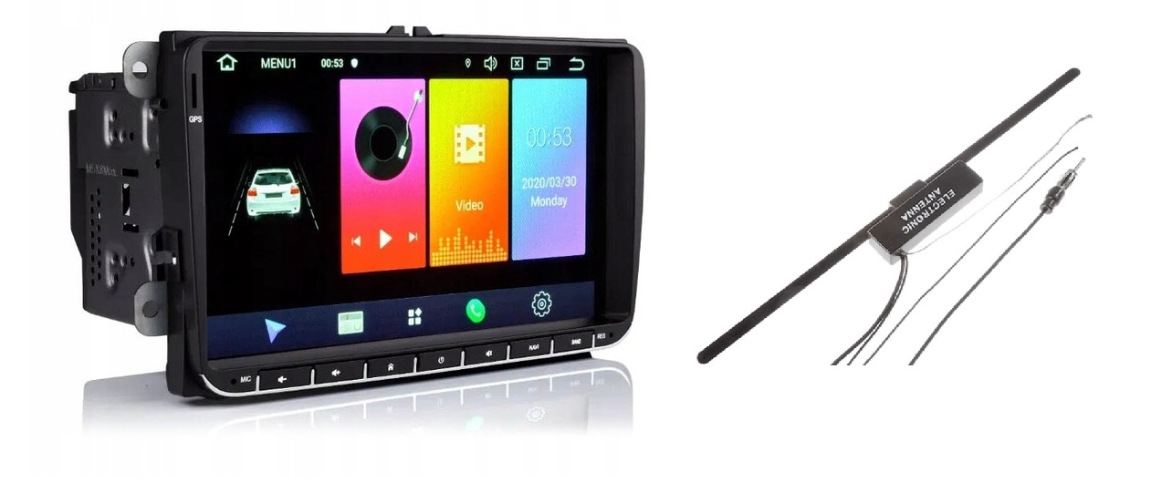 Vordon VW-910S Autorádio 2DIN CarPlay Android Bt MP3 +++ Anténa