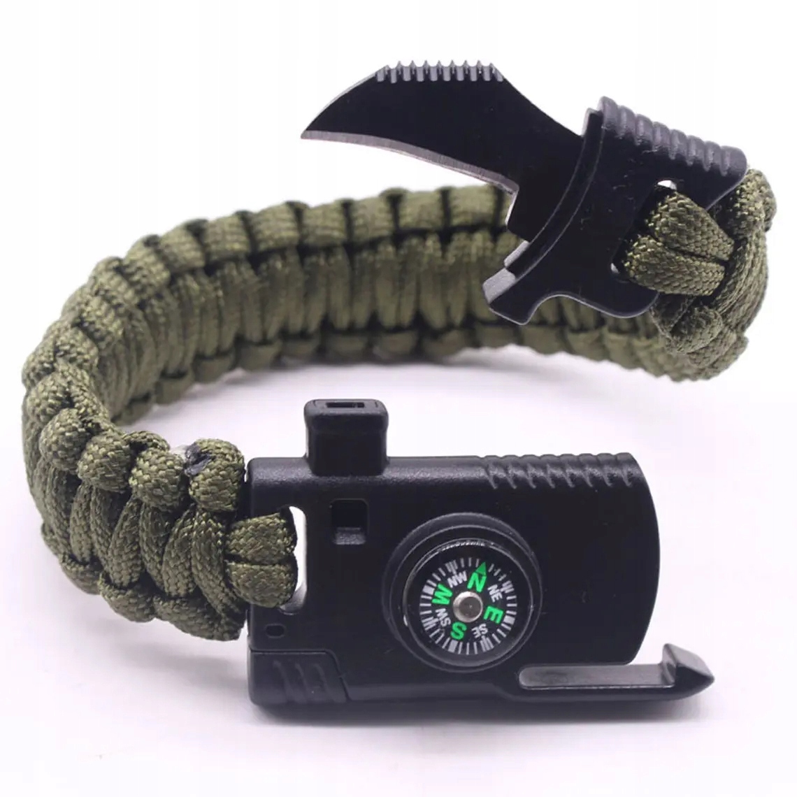 

Bransoletka Opaska Survival 5w1 Paracord Multitool